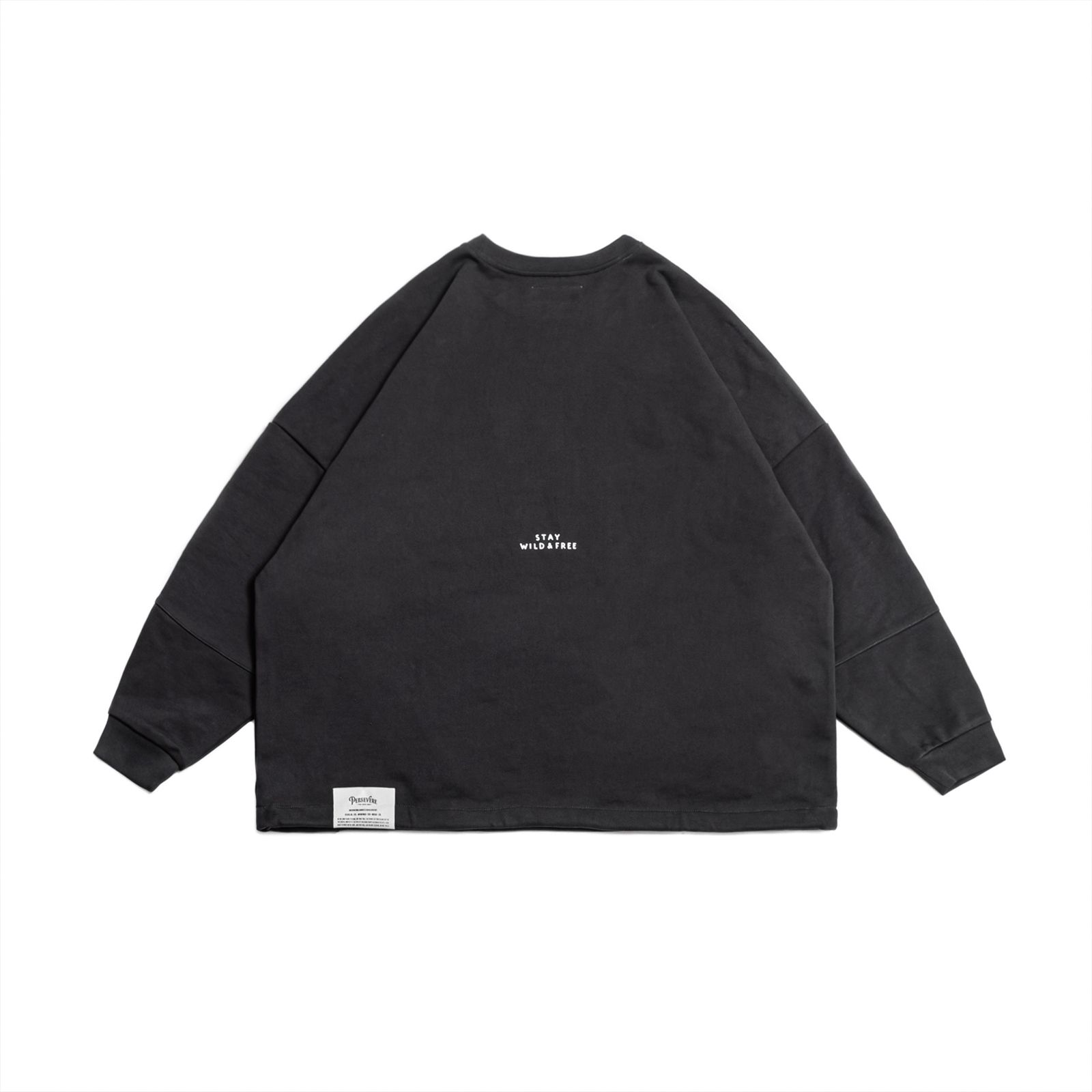 rising sun classic washed sweatshirt / チャコールグレー