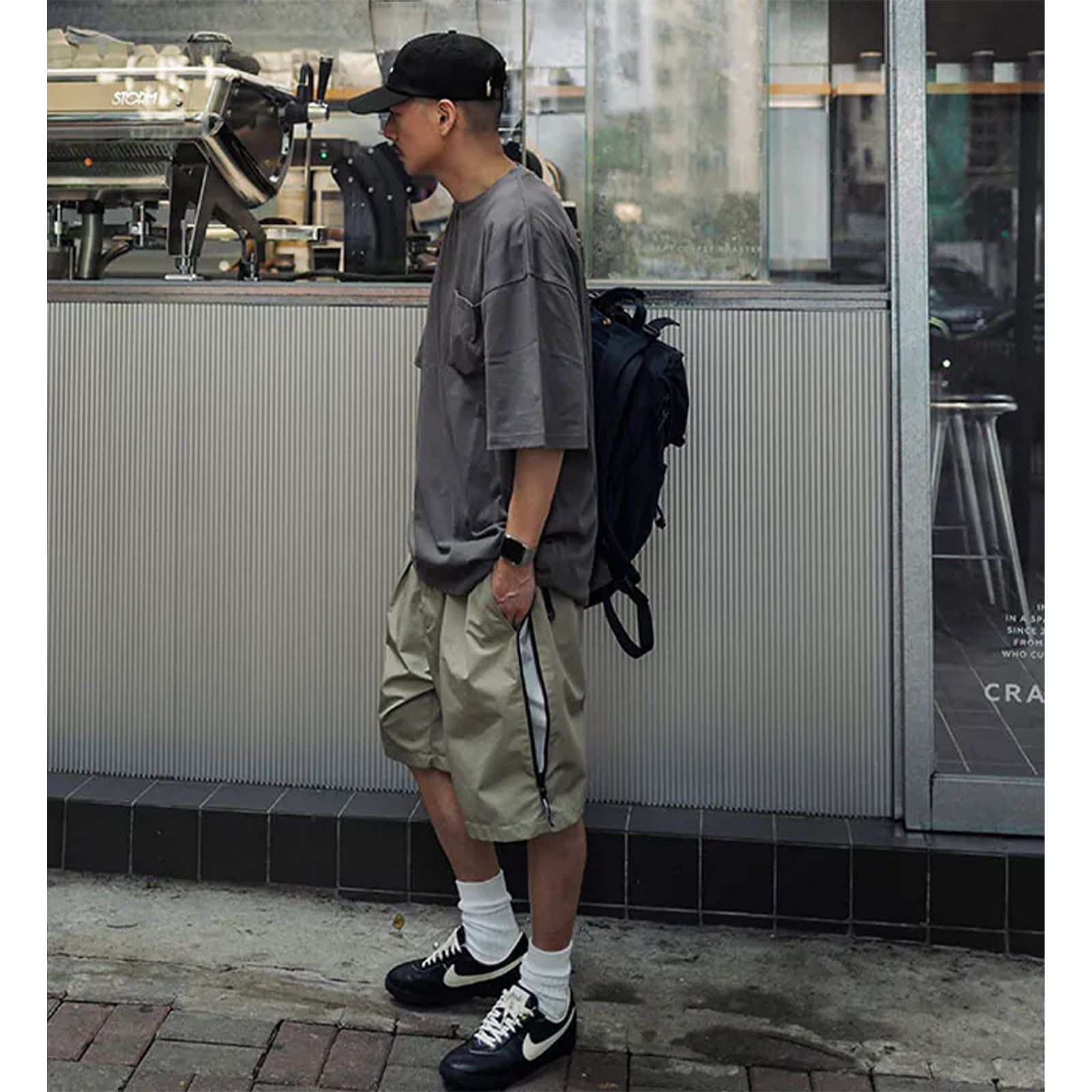 【ラスト1点 4 】POCKET TEE / チャコールグレー
