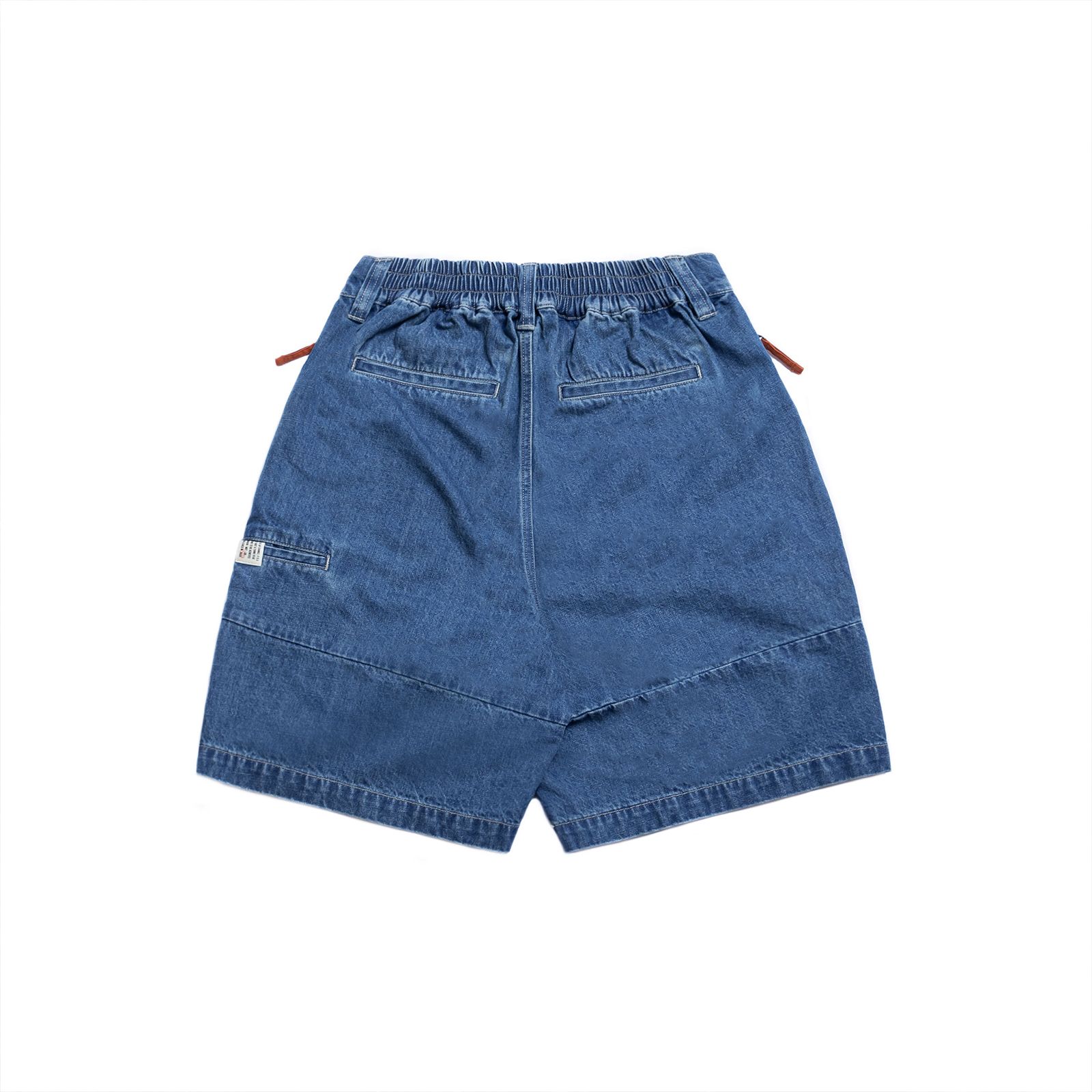 【ラスト1点 M】pleated balloon shorts / ウォッシュドブルー