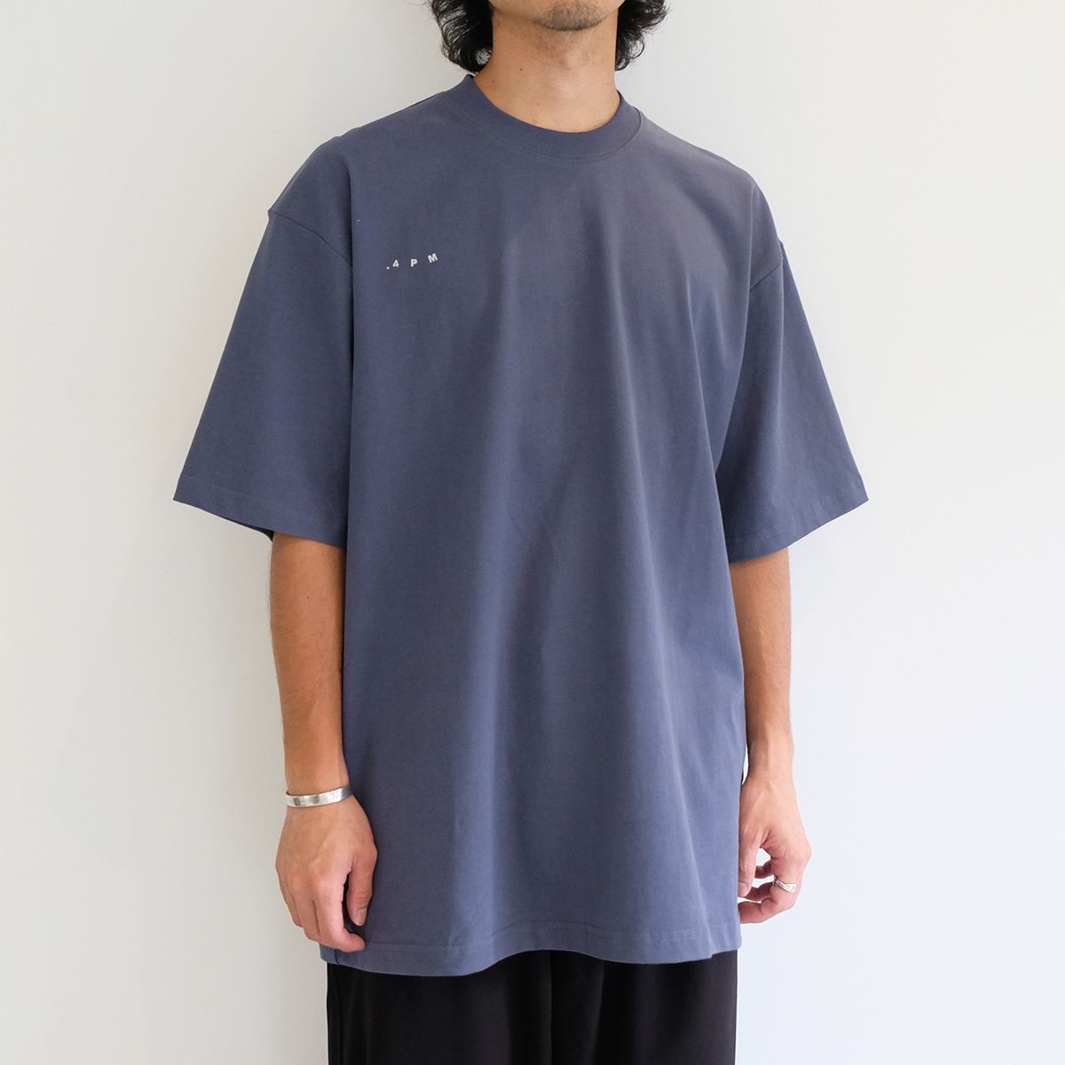 【ラスト1点 3 】Spring Logo Tee / ミッドナイトブルー