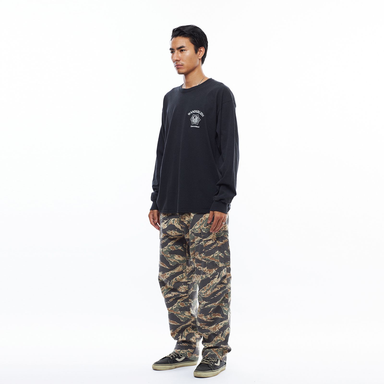 【ラスト1点 32(M)】6 pocket army pants / タイガーカモ