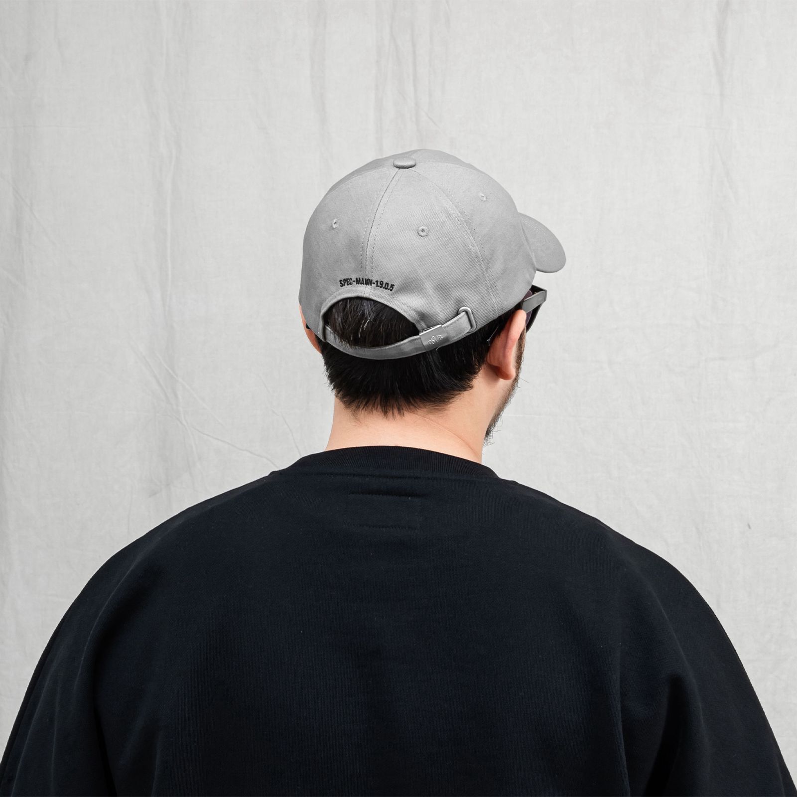 【ラスト1点】6-panel twill cap / セメントグレー