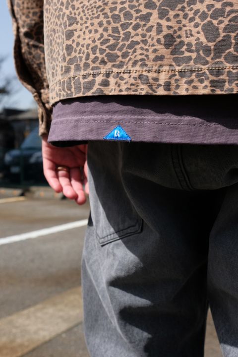 チーター柄をメインに男らしくまとめたミリジャケコーデ