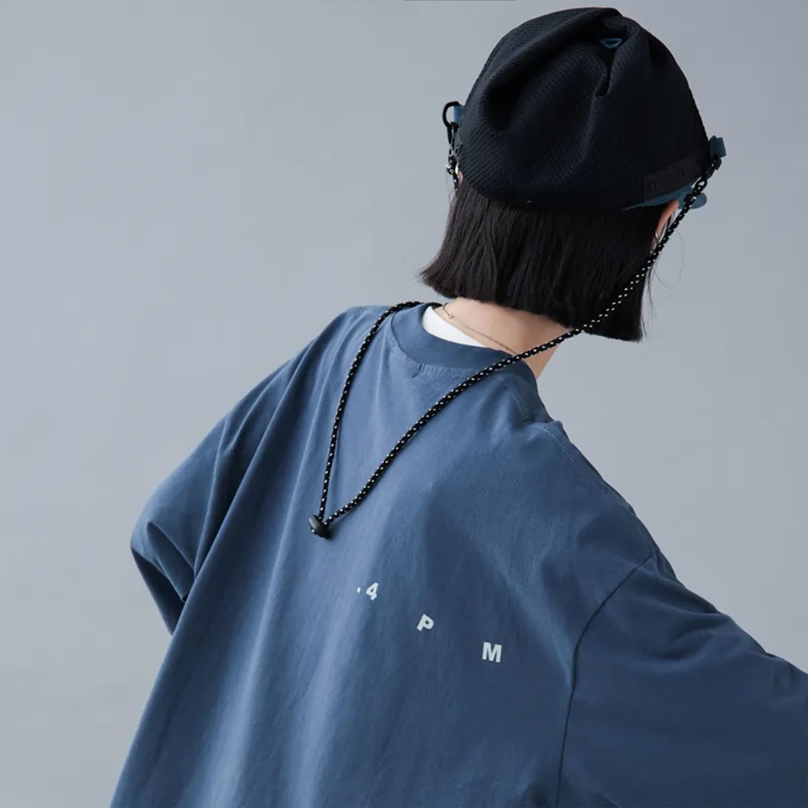 【ラスト1点 3 】Spring Logo Tee / ミッドナイトブルー