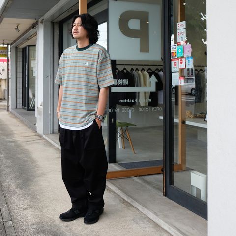 ローテーションに組み込みたいストライプTEEをメインに