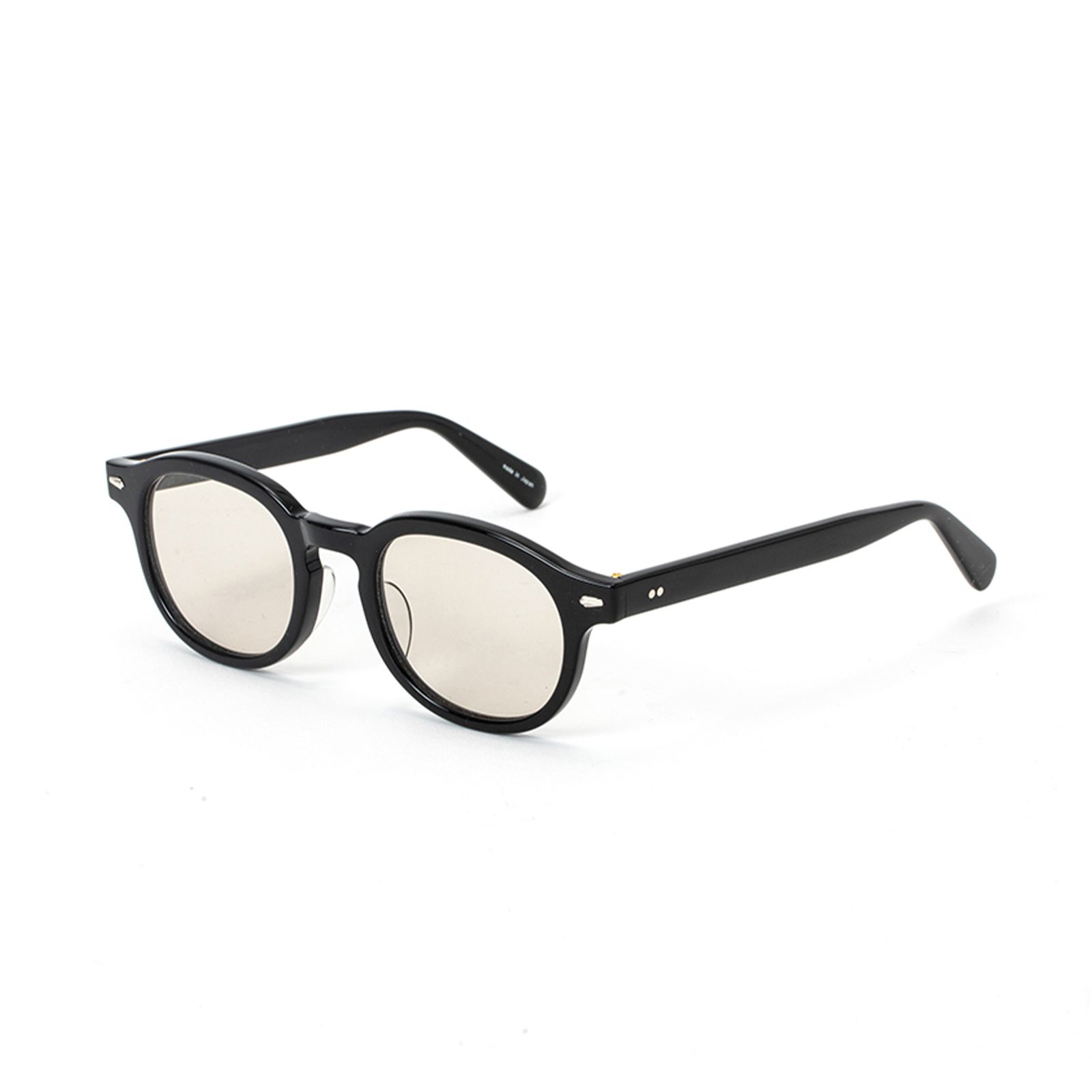 CALEE - [ラスト1点] B/W type glasses / ブラック×ブラウンレンズ | Filo