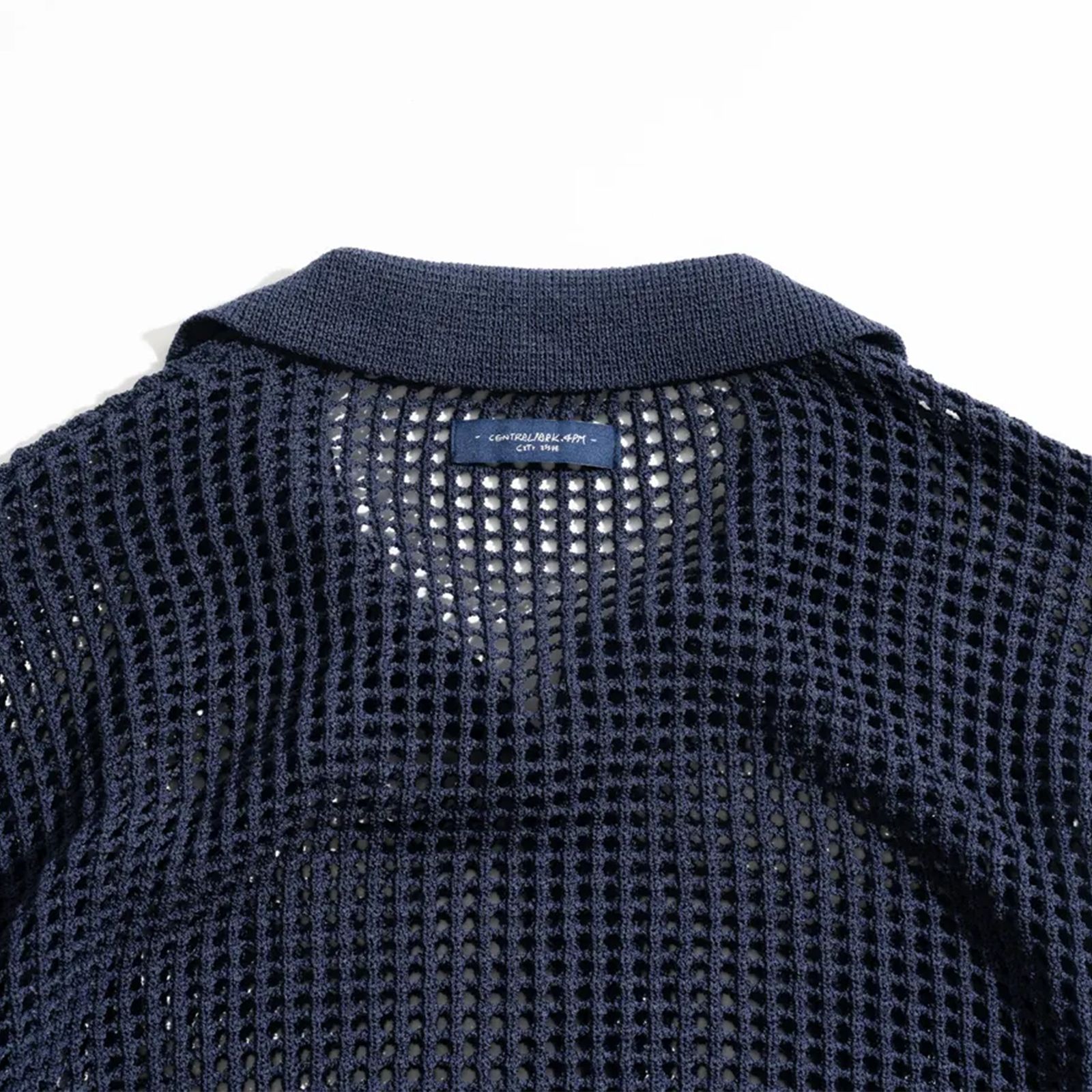 Centralpark.4pm セントラルパーク ポロシャツ Centralpark.4pm - 【ラスト1点 1 】Hollow Knitted Polo Shirt