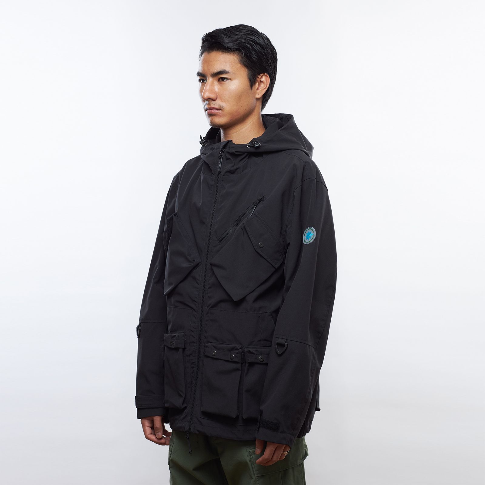 【ラスト1点 S】wind shell jacket / ブラック