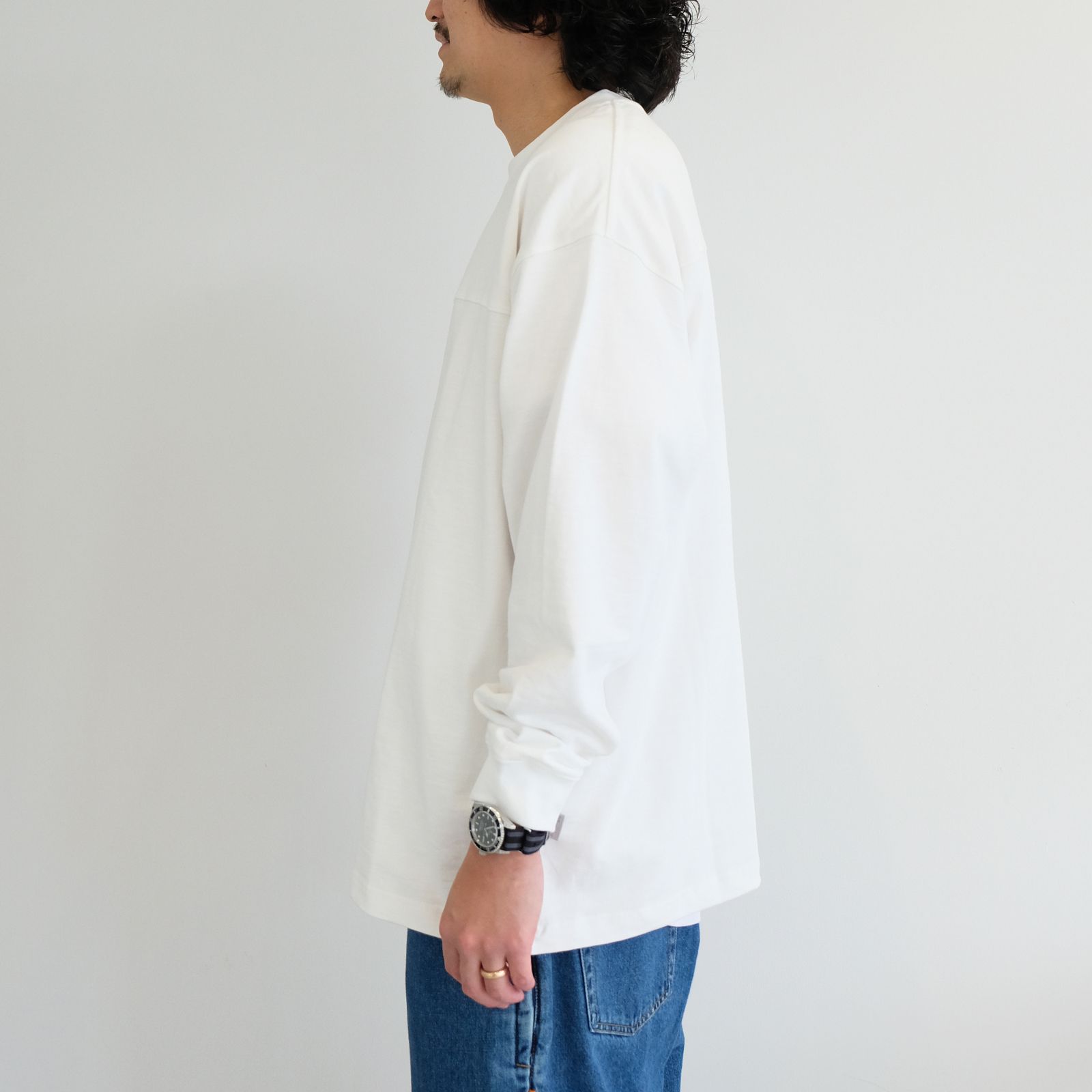 【ラスト1点 L】HOUSE LOGO L/S / ホワイト