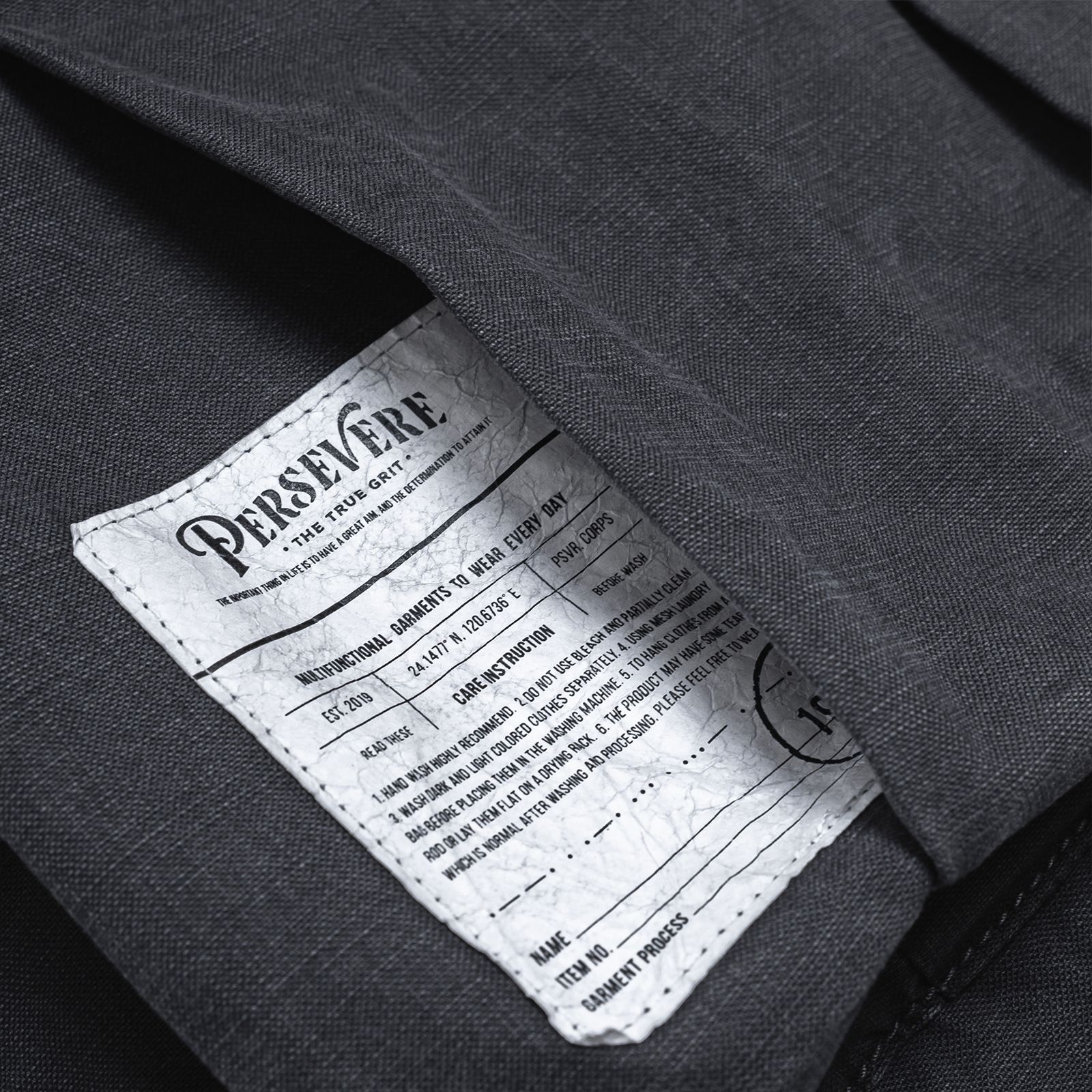 【ラスト1点 XL】t.t.g VI cargo pants / チャコールグレー