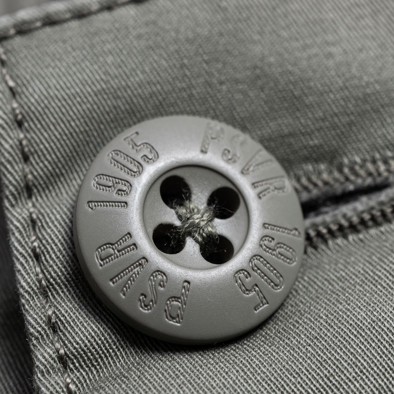 【ラスト1点 M 】washed multi-pocket cargo shorts / グリーングレー