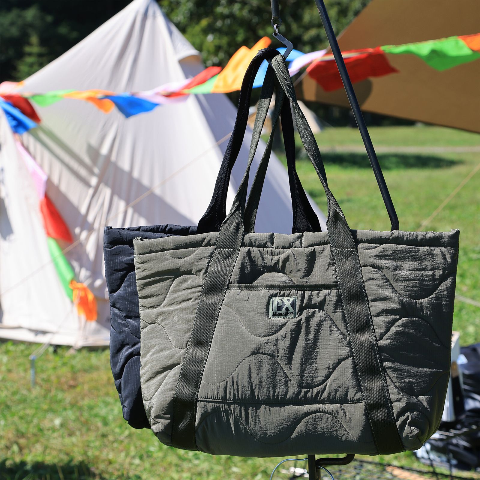 【ラスト1点】liberaiders px quilted tote / オリーブ