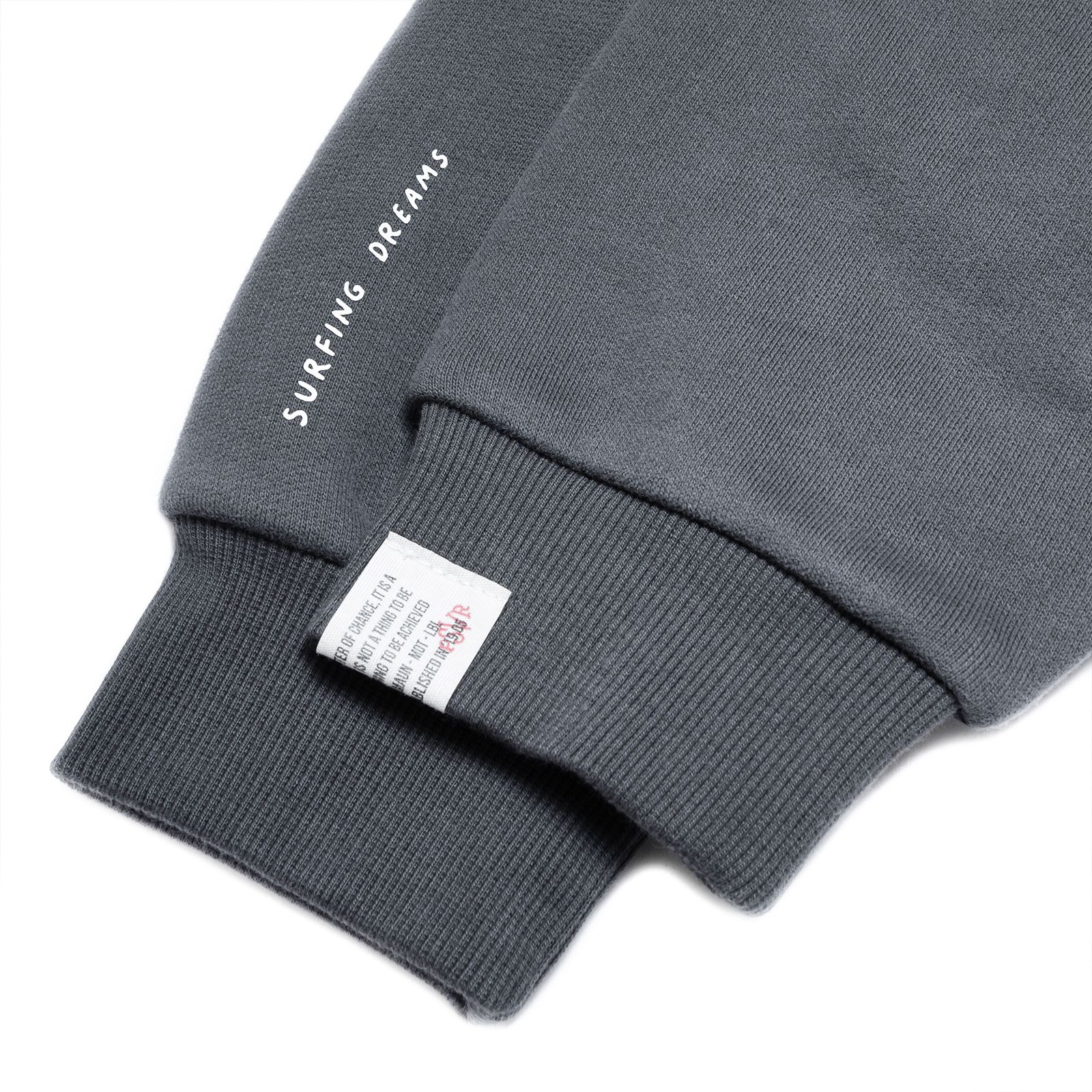 【ラスト1点 L 】brand logo classic washed hoodie / チャコールブラック