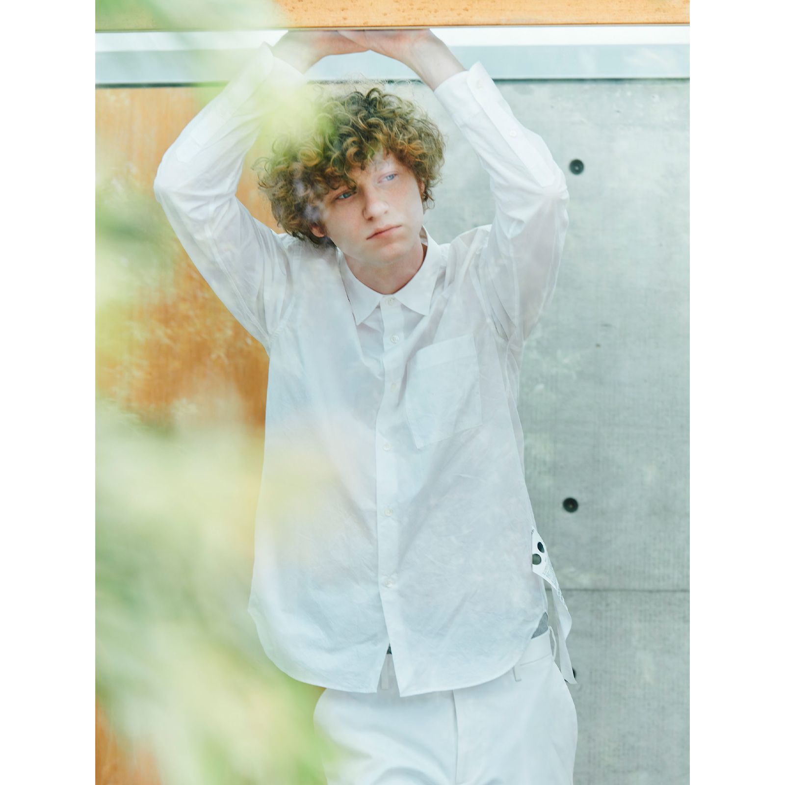 [ラスト1点 L ] コットンブロード レギュラーフィットシャツ / john regular collar shirts / ホワイト