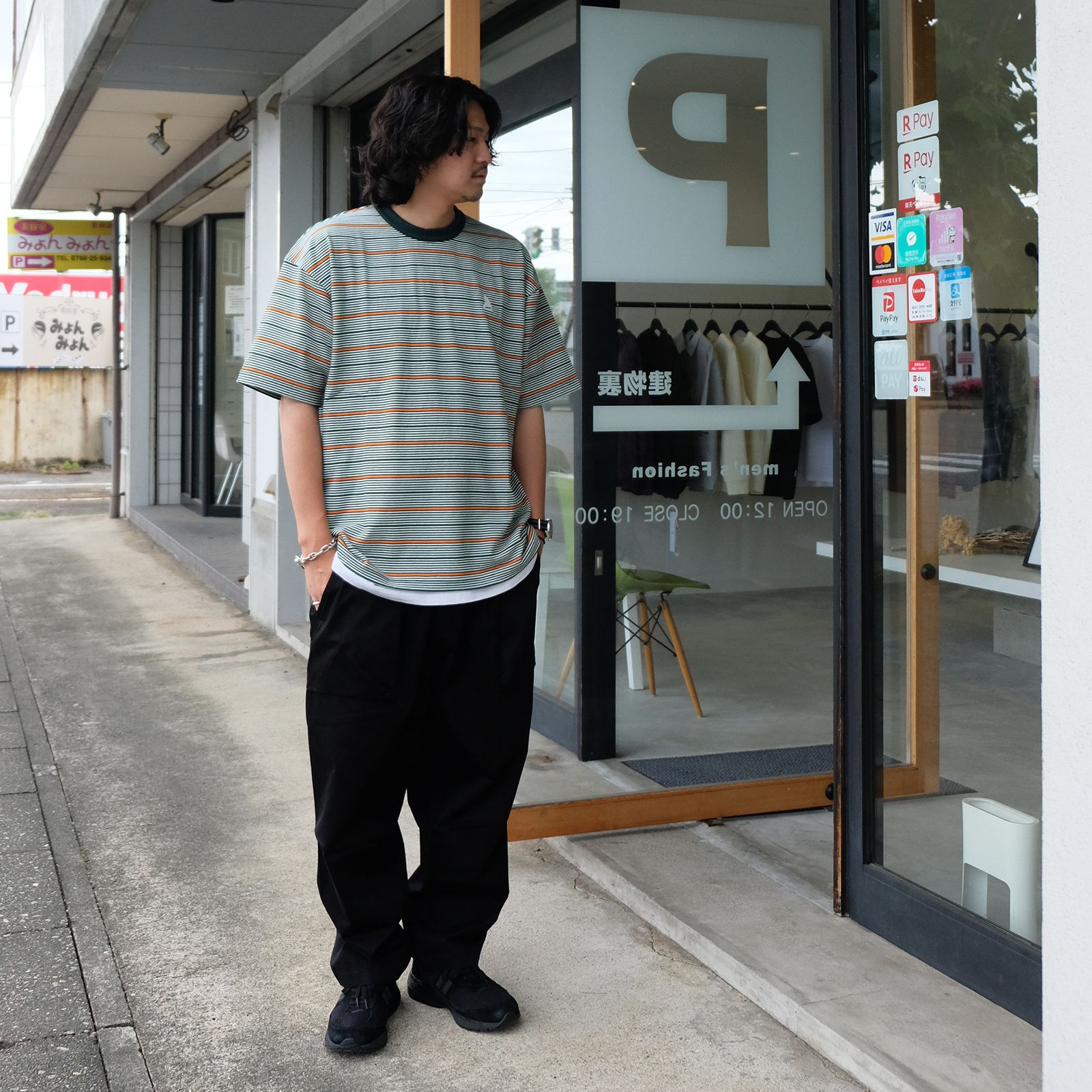 ローテーションに組み込みたいストライプTEEをメインに