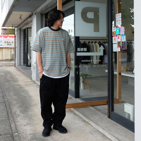 ローテーションに組み込みたいストライプTEEをメインに