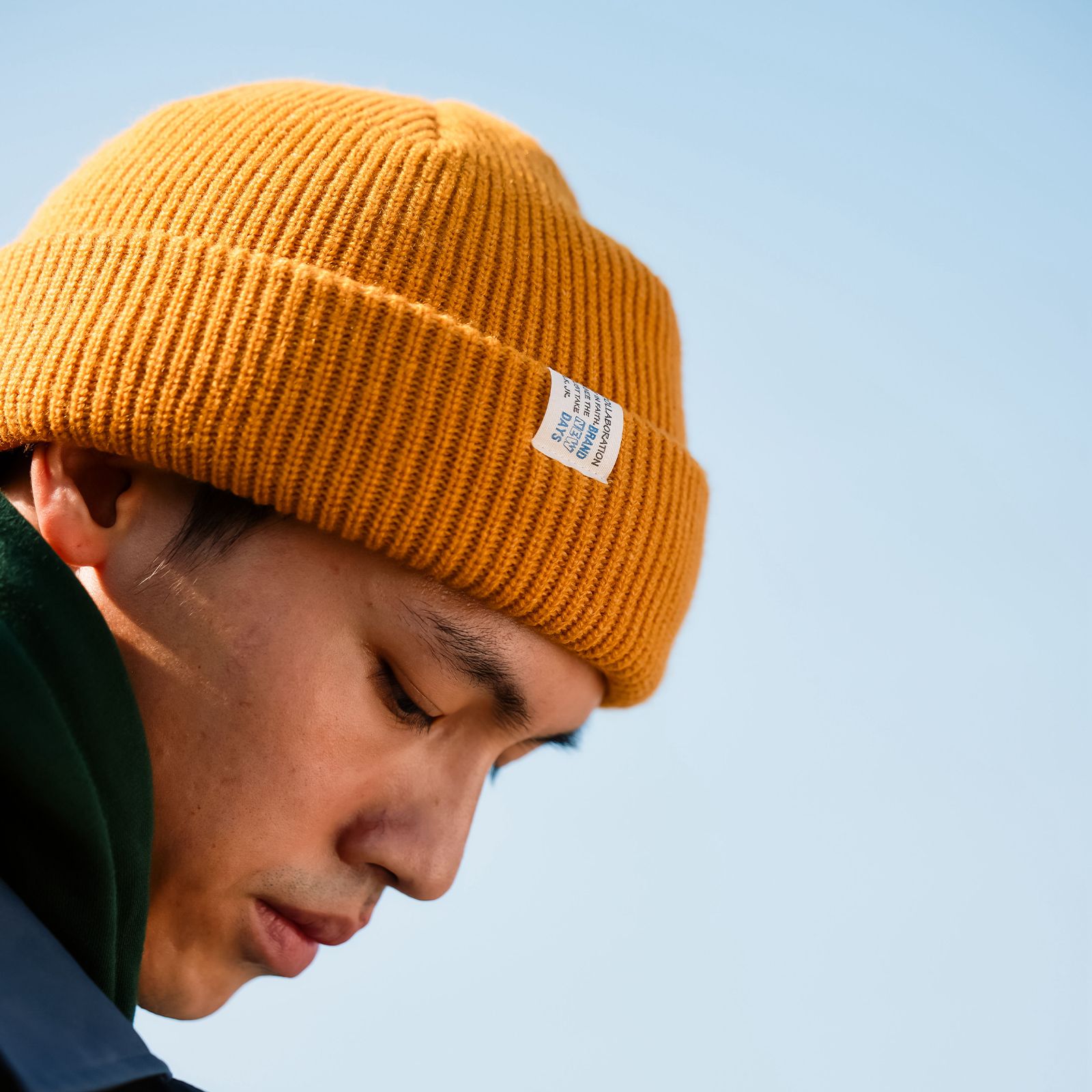 style 04 beanie / マスタード