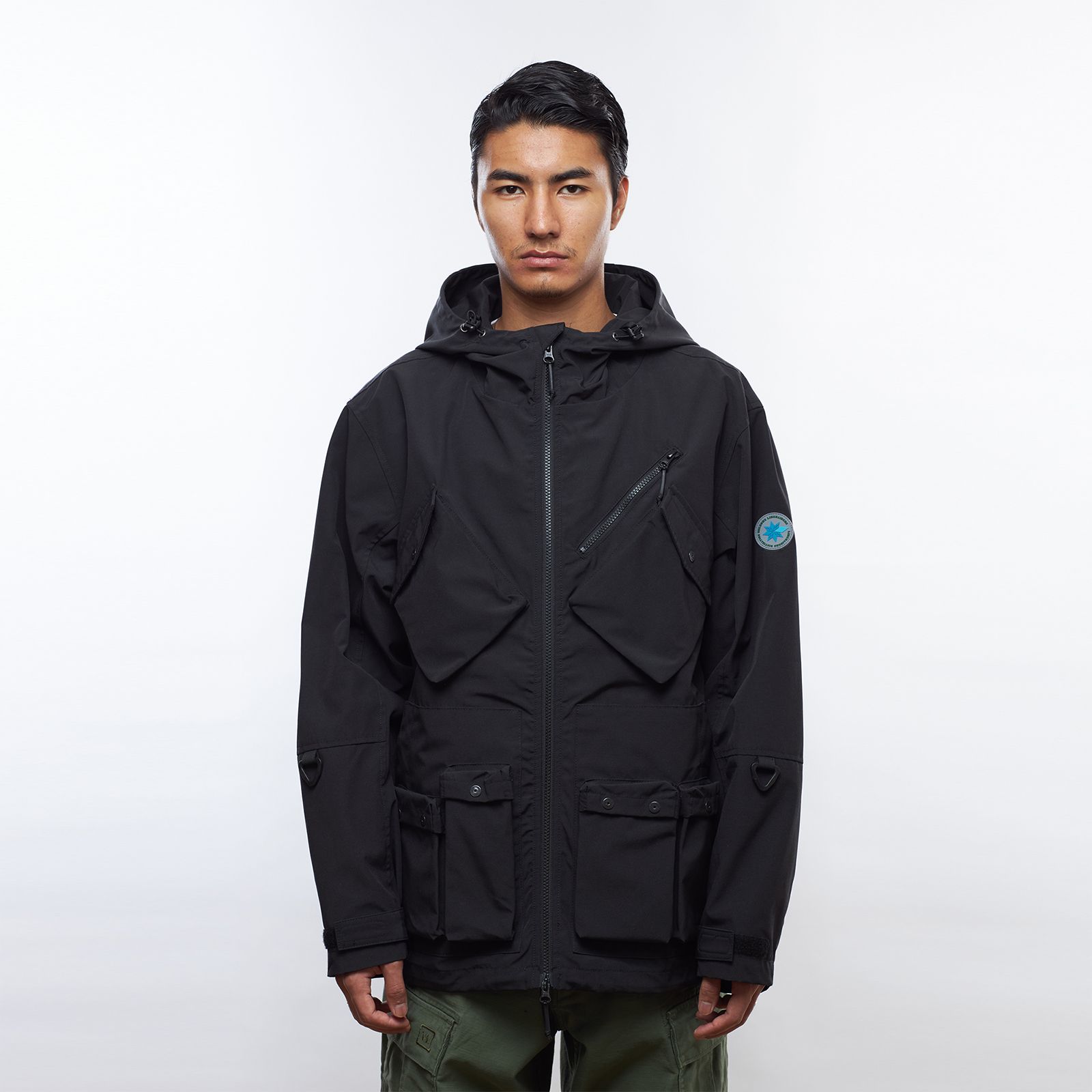 【ラスト1点 S】wind shell jacket / ブラック