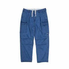 【ラスト1点 L 】urban indigo denim cargo / インディゴブリーチ