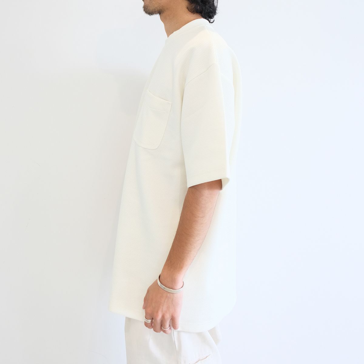 Crew Neck Heavy Thermal Tee / ウォームホワイト