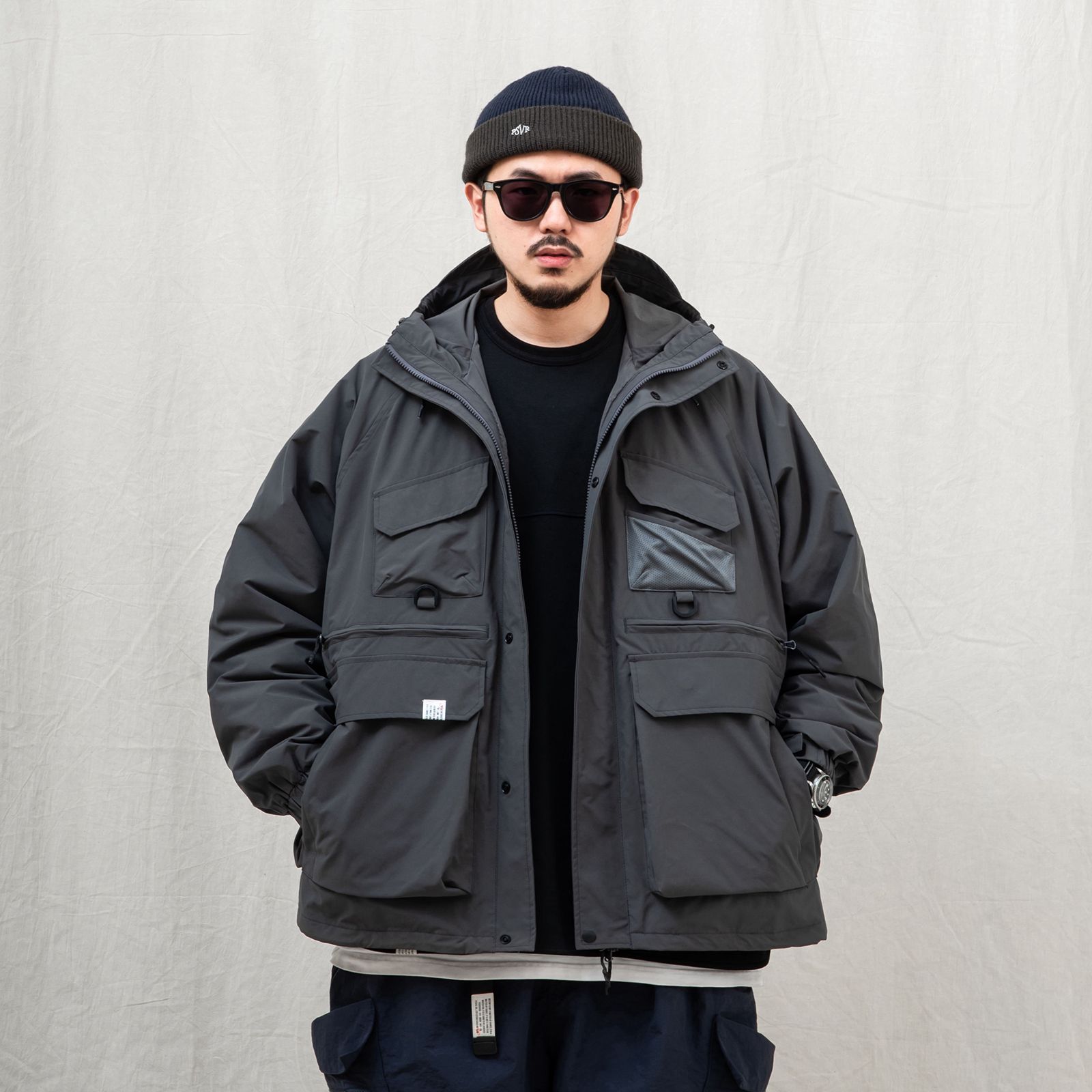 multifunctional hooded padded jacket/Persevere | Filo