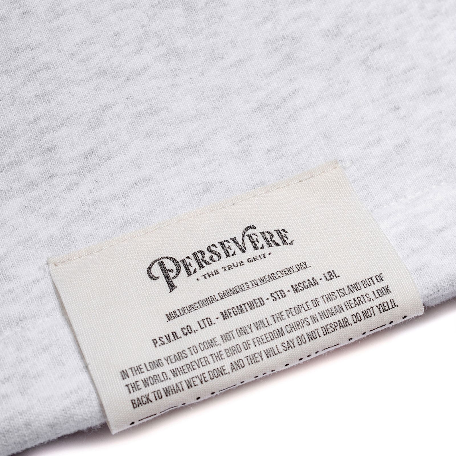 【ラスト1点 XL 】brand logo classic washed sweatshirt / ヘザーホワイト