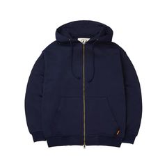classic sweat zip hoodie / ネイビー