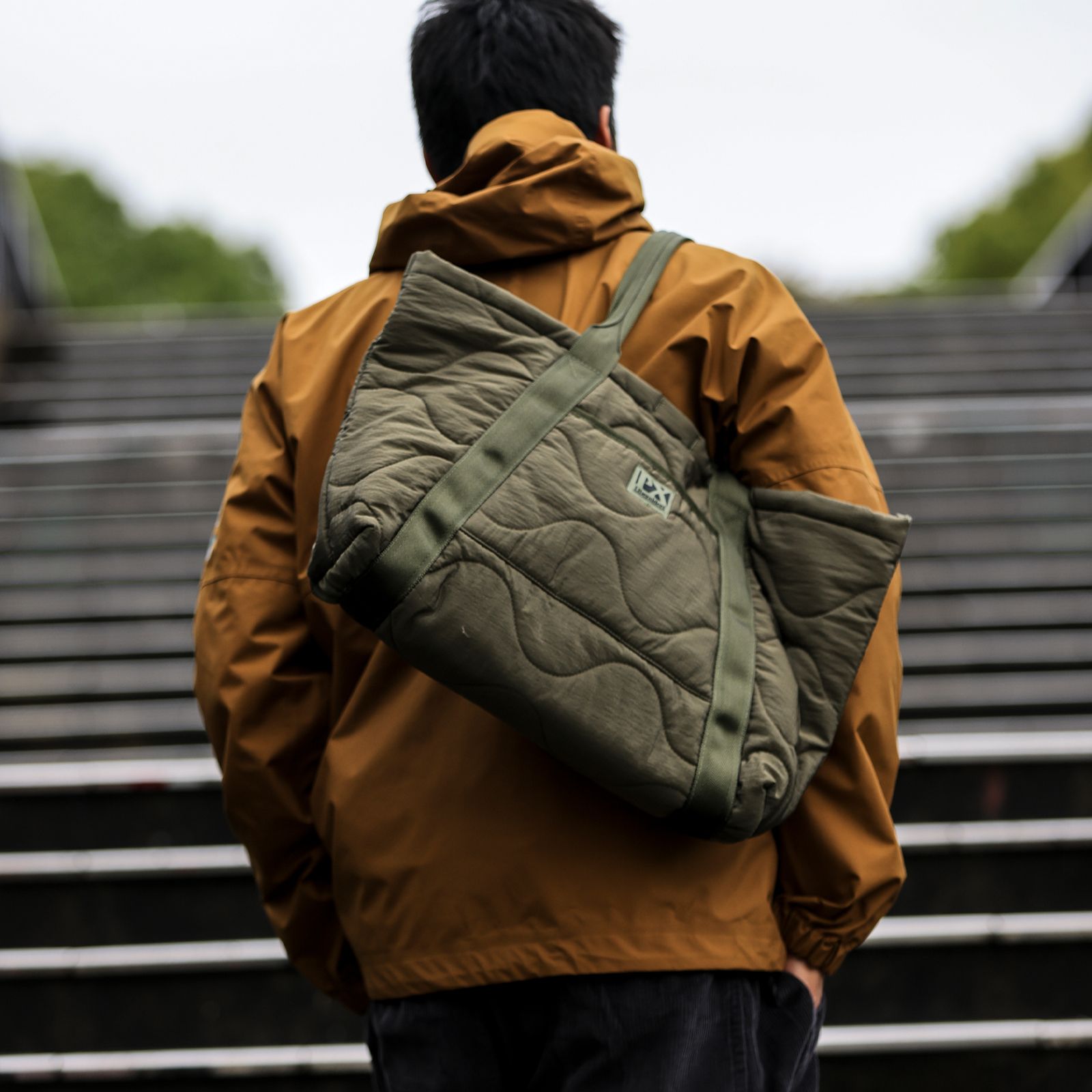 【ラスト1点】liberaiders px quilted tote / オリーブ
