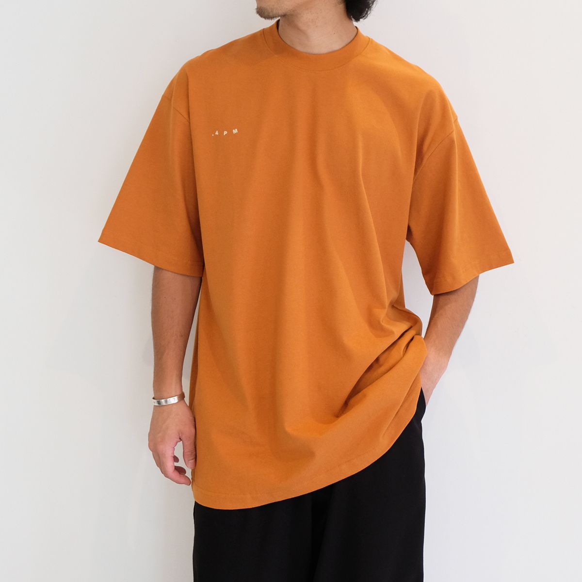 【ラスト1点 3】Spring Logo Tee / サンセットオレンジ