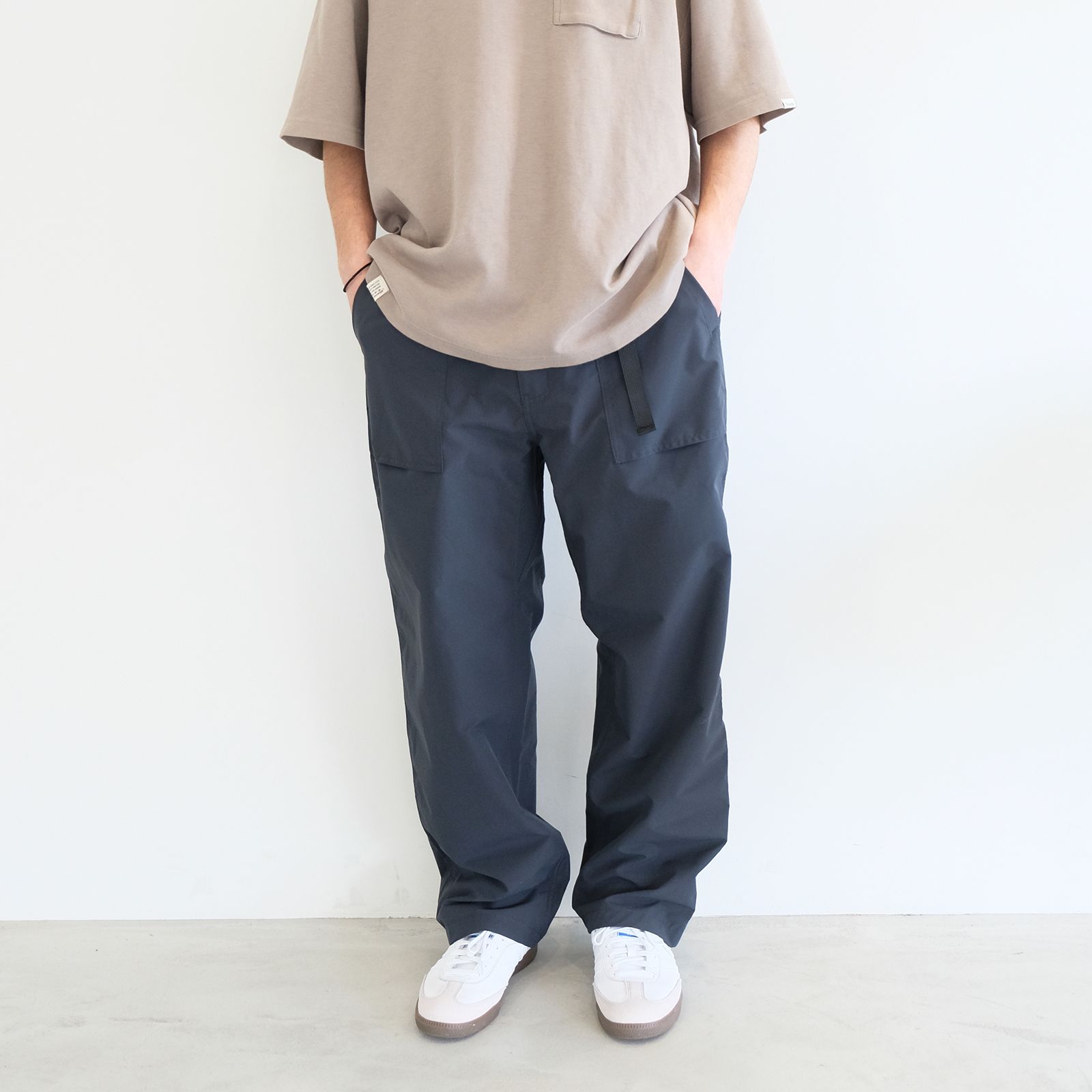 PIN SKTBS - belt pants / ダークグレー | Filo