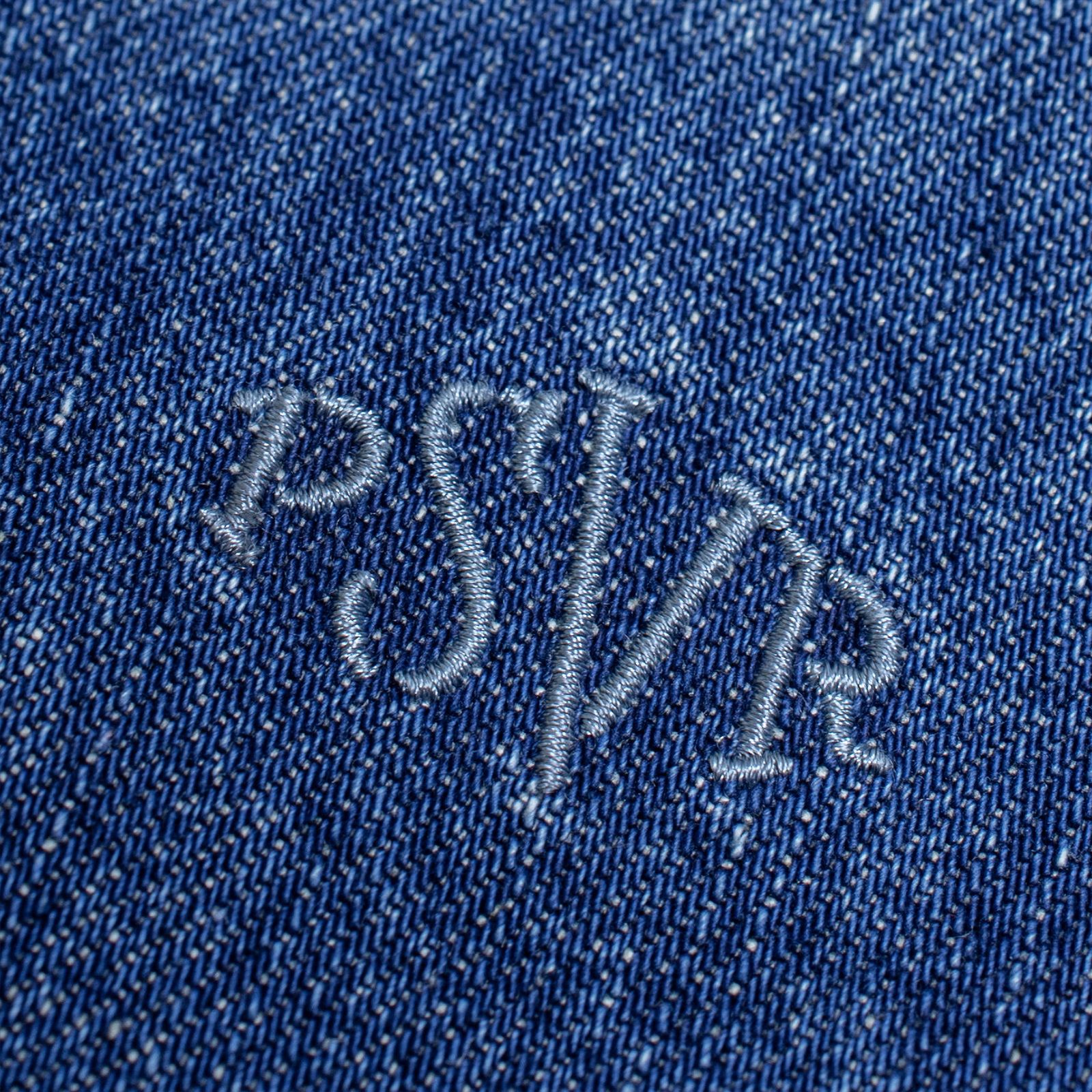 【ラスト1点 XL 】distressed denim harrington jacket / ウォッシュドブルー