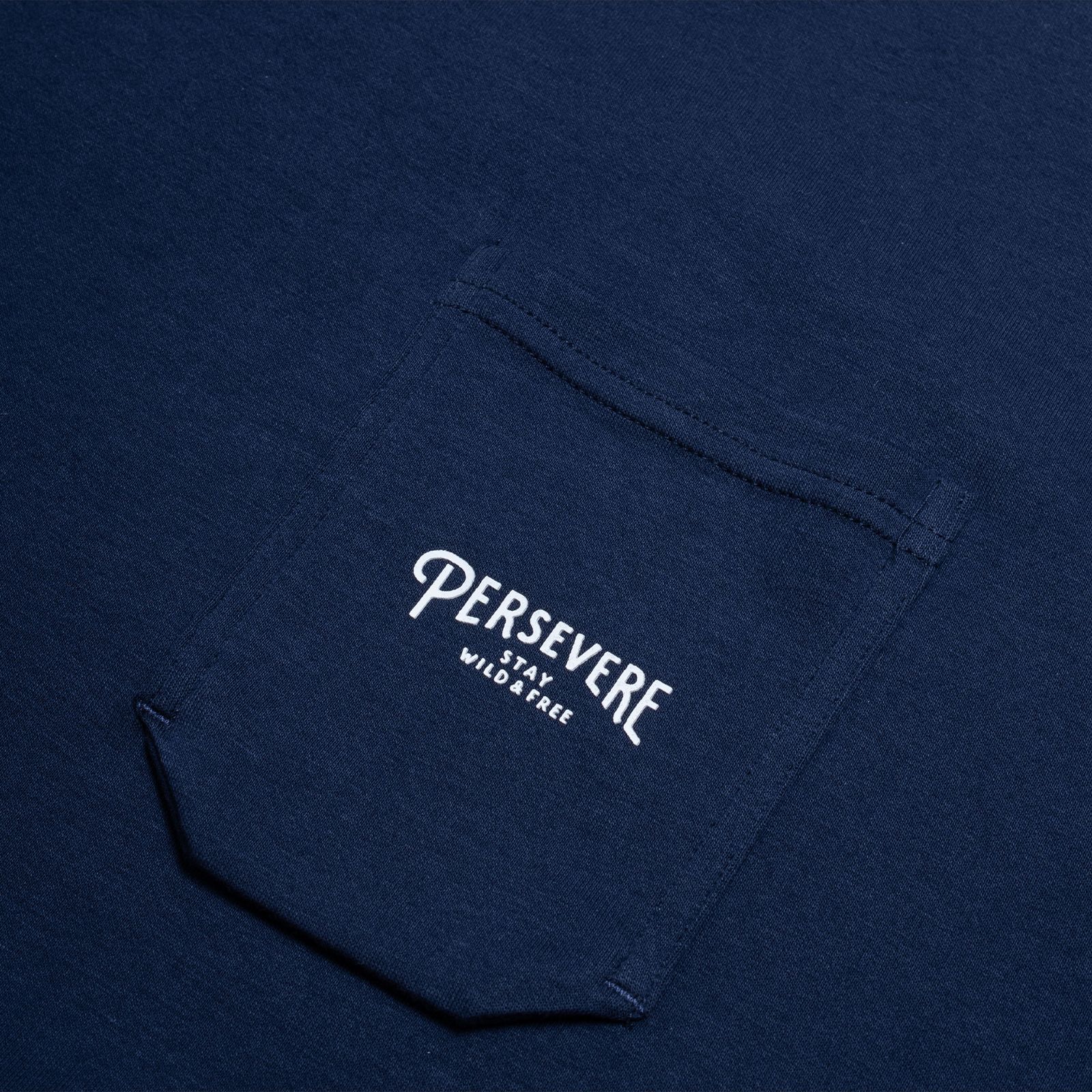 【ラスト1点 L 】hexagonal pocket classic t-shirt / ダークブルー