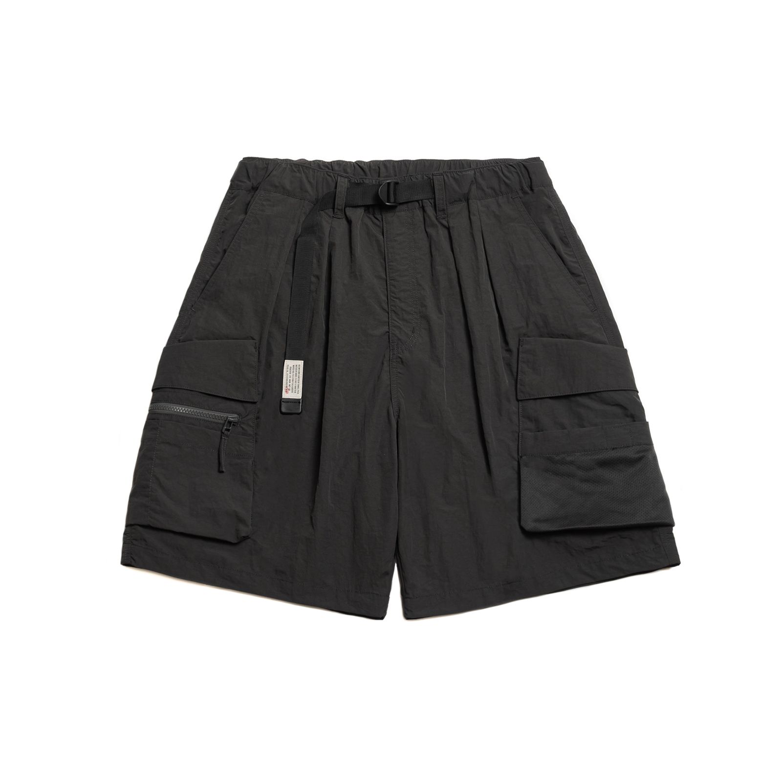【ラスト1点 L 】water-repellent nylon cargo shorts / チャコールグレー