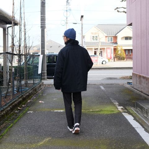 大人のカジュアルスタイルを意識しつつも決めすぎないコートスタイル
