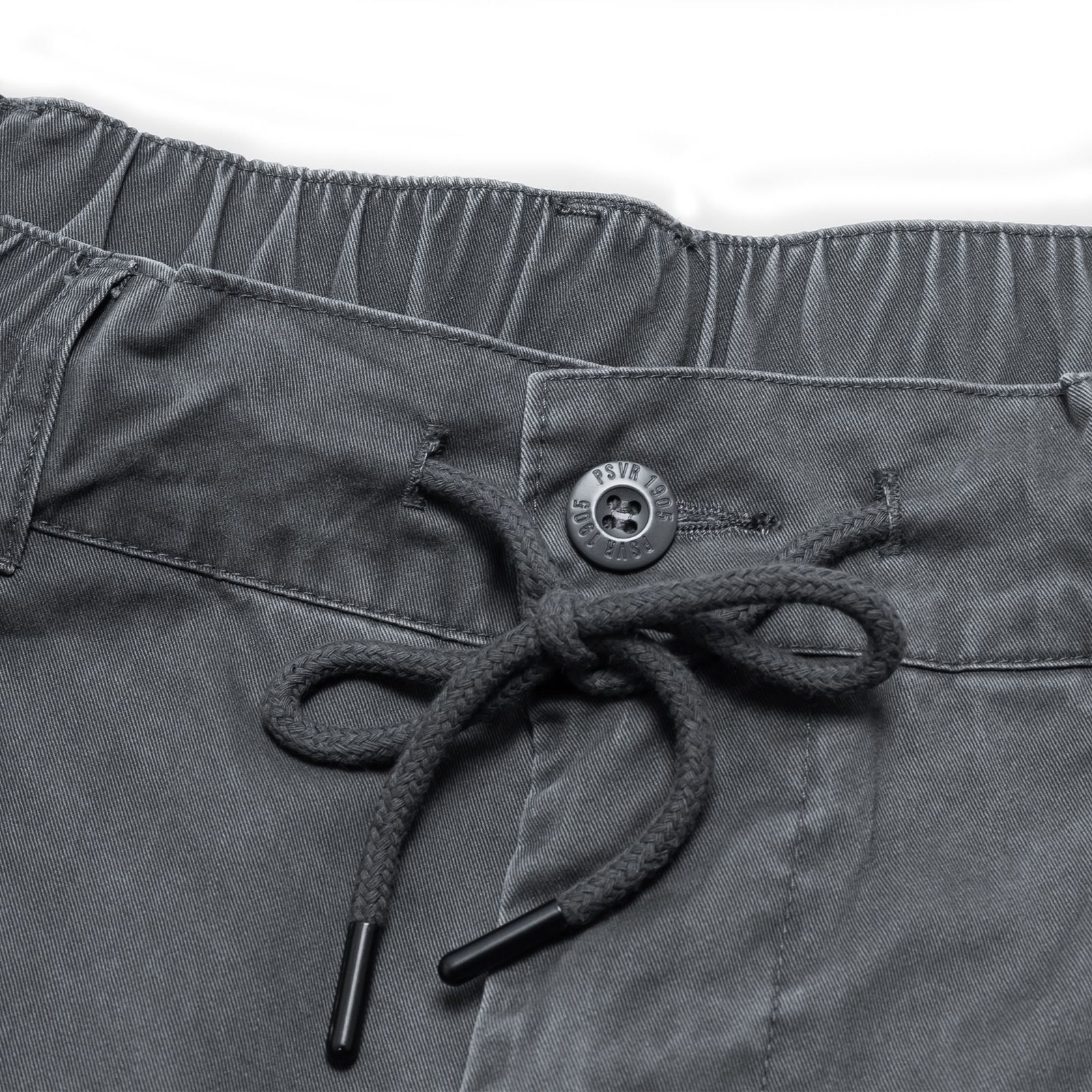 【ラスト1点 L 】unique pocket design tapered pants / ダークグレー