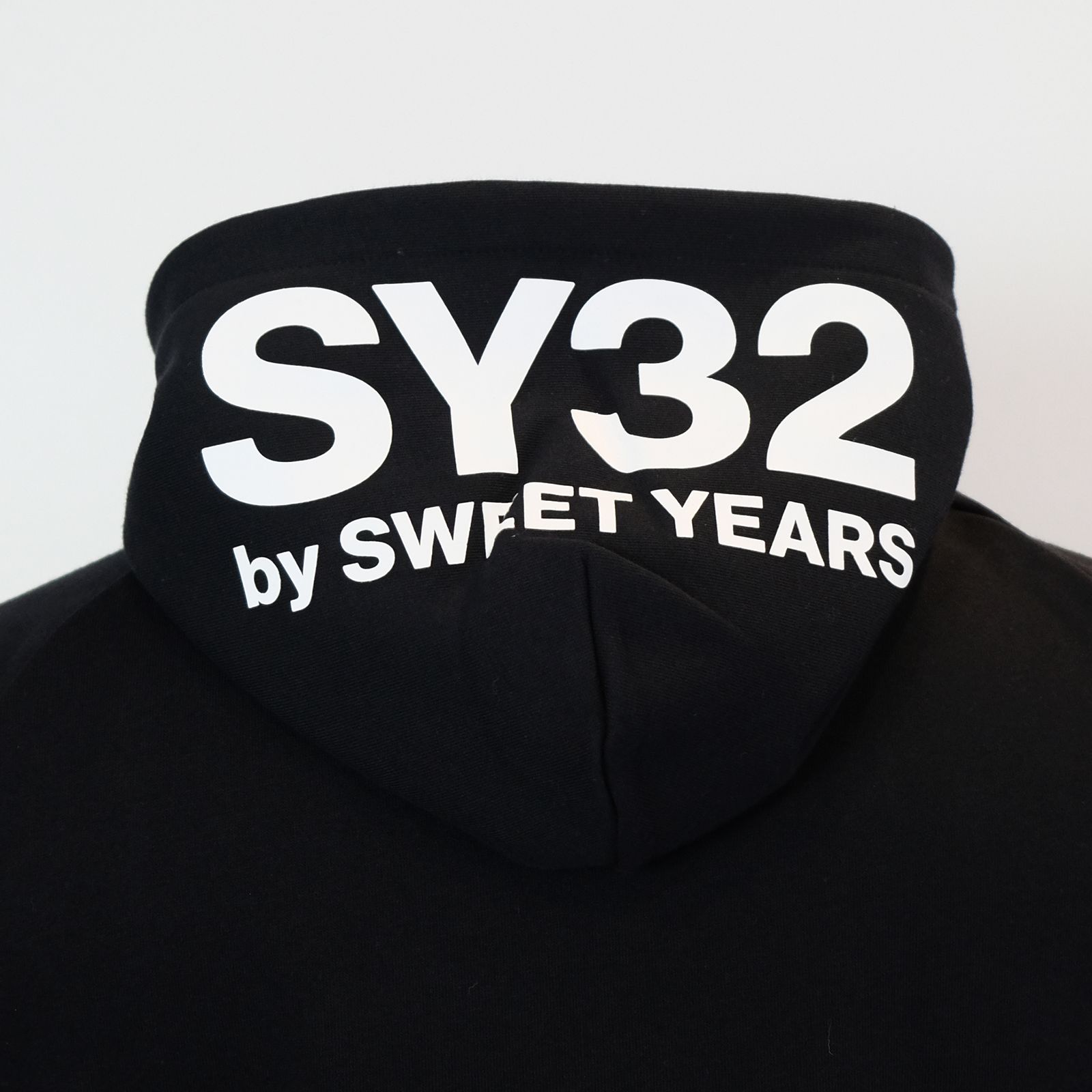 SY32 by SWEET YEARS - 【ラスト1点 M 】basic zip hoodie / ブラック