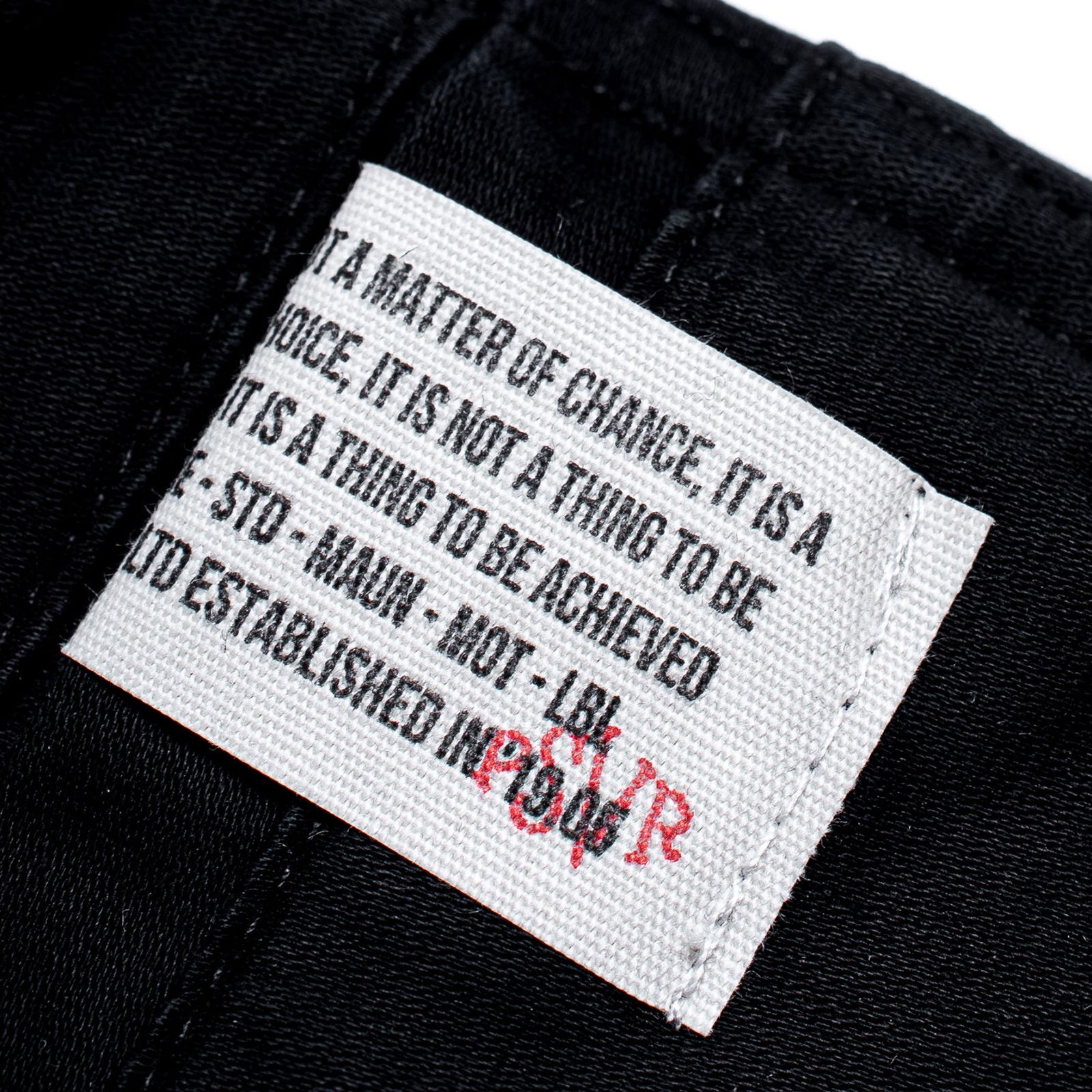【ラスト1点 XL 】heavy enzume washed tapered pants / ブラック