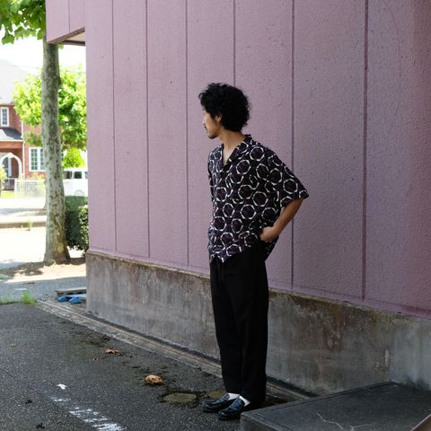【2023.7.16(Sun) 】大人の男好みな不良っぽさを品良く着こなす夏の柄シャツコーデ