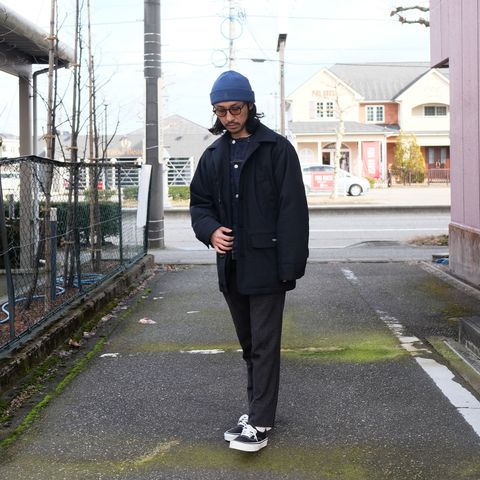 大人のカジュアルスタイルを意識しつつも決めすぎないコートスタイル
