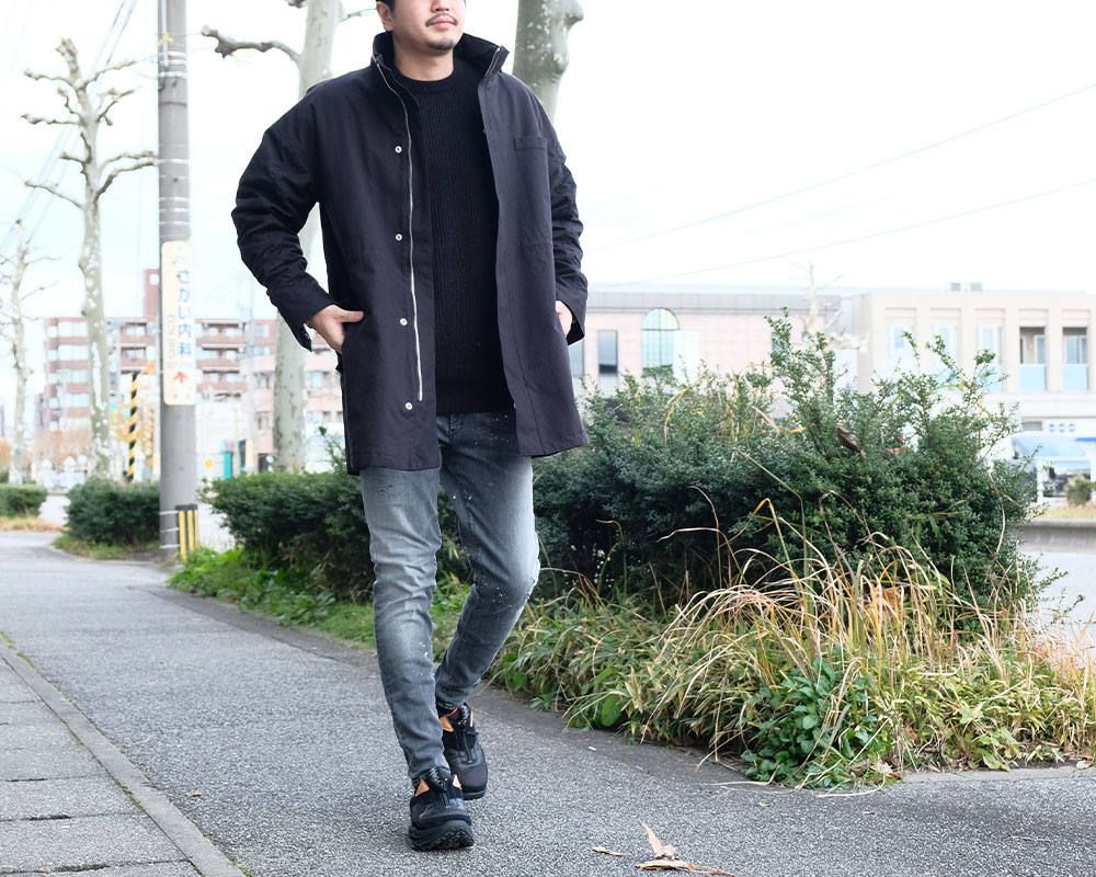 グレーデニムを使用したコーディネート 野暮ったく見せないためには形がキモ Filo