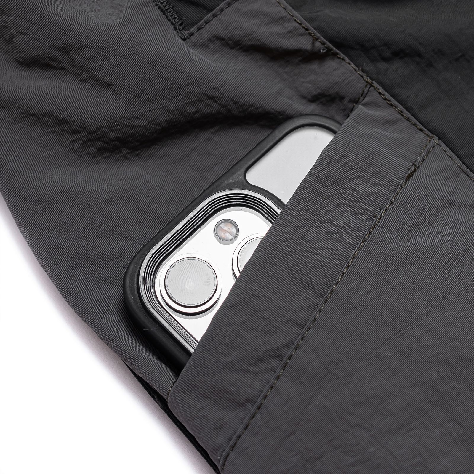 【ラスト1点 XL】ocean-inspired nylon shorts / ツートーングレー