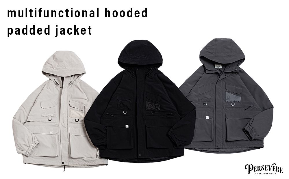 multifunctional hooded padded jacket/Persevere | Filo 
