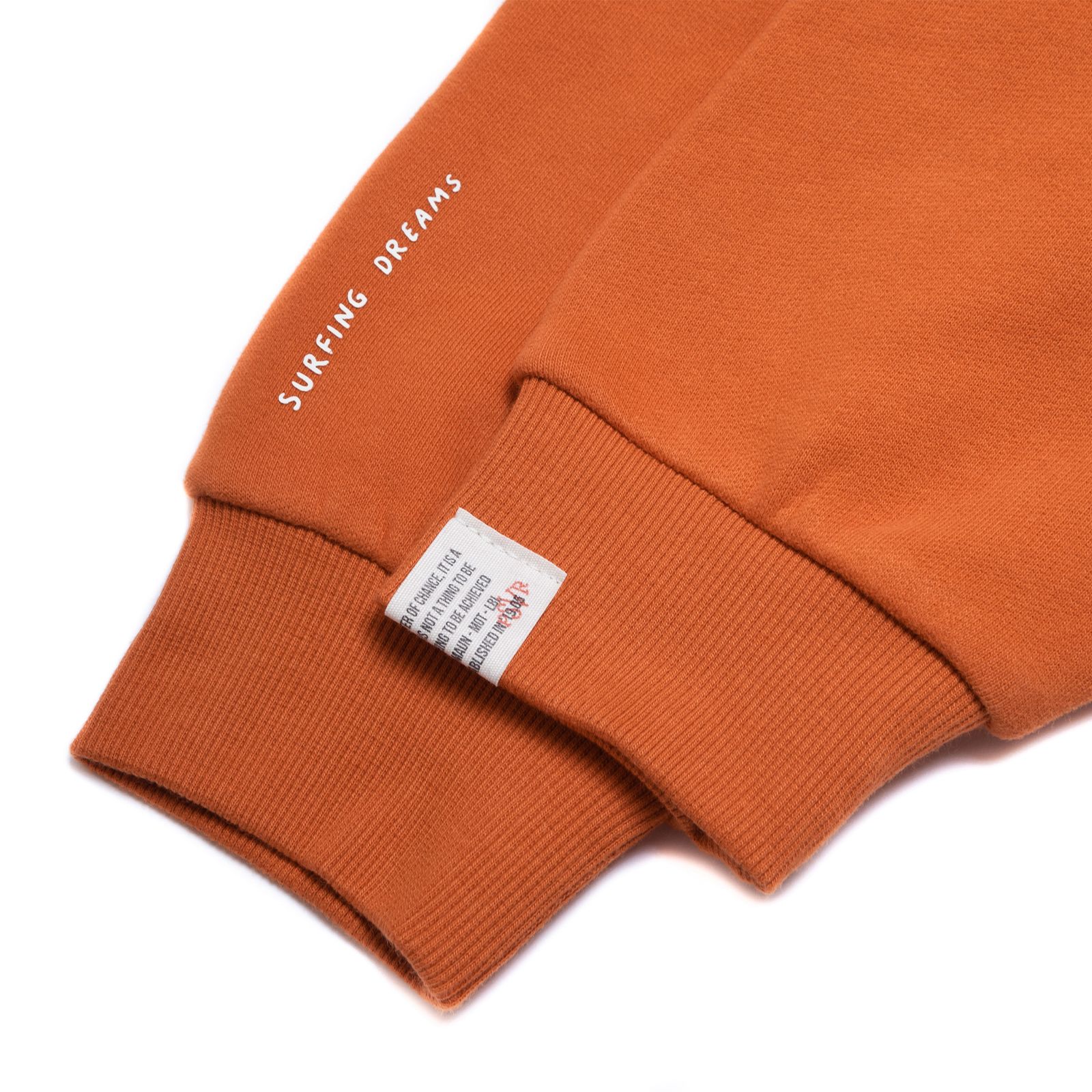 【ラスト1点 M】brand logo classic washed hoodie / オレンジ