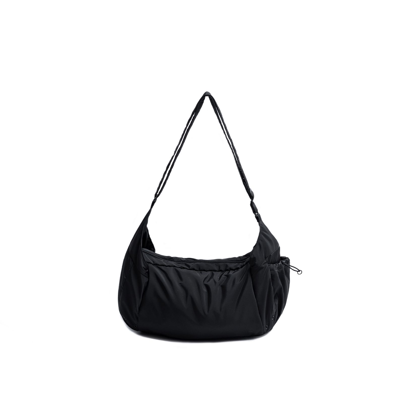 【ラスト1点】water-repellent padded crossbody bag / ブラック