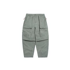 【ラスト1点 XL】heavy enzume washed tapered pants / グリーングレー