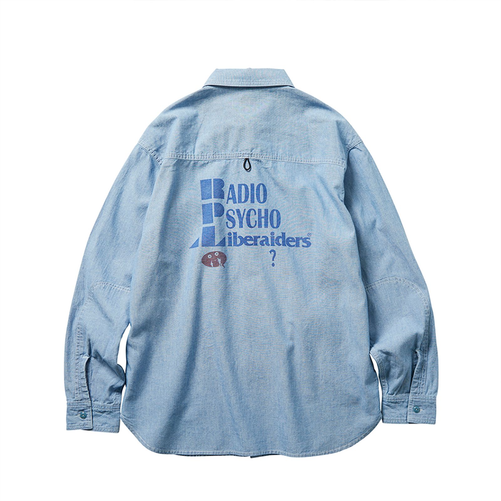 【ラスト1点 L】r.p.l chambray shirt / ブルー