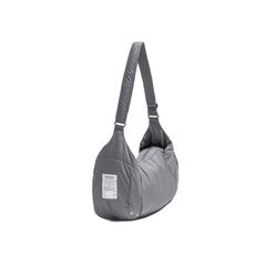 【ラスト1点】water-repellent padded crossbody bag / ライトグレー