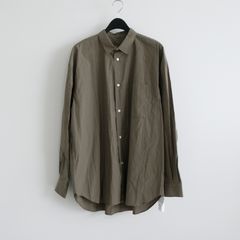【ラスト1点 L】johnny regular collar shirts / カーキ