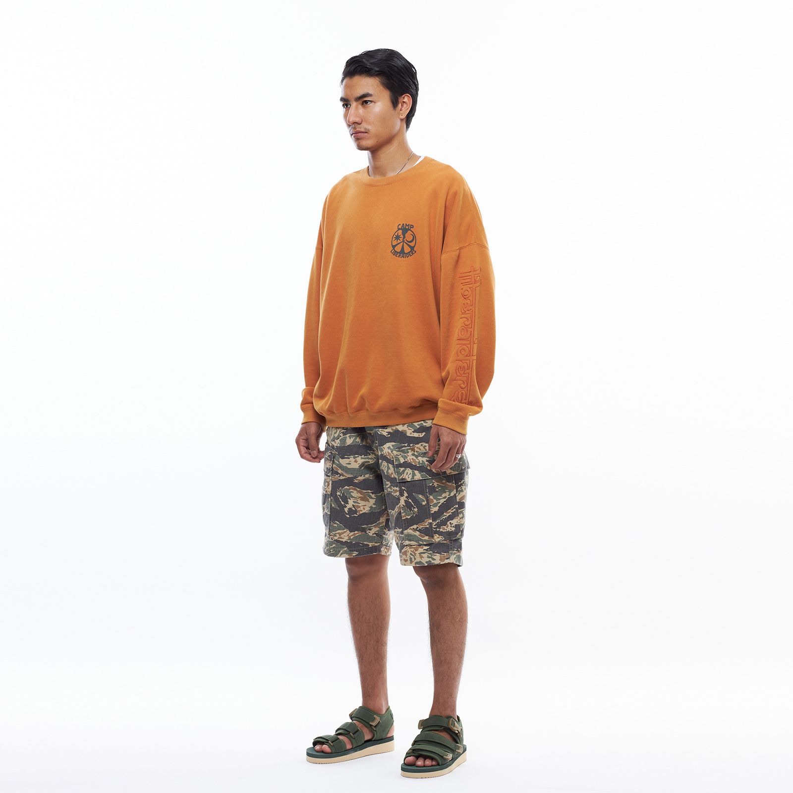 【ラスト1点 32(M)】6 pocket army shorts / タイガーカモ