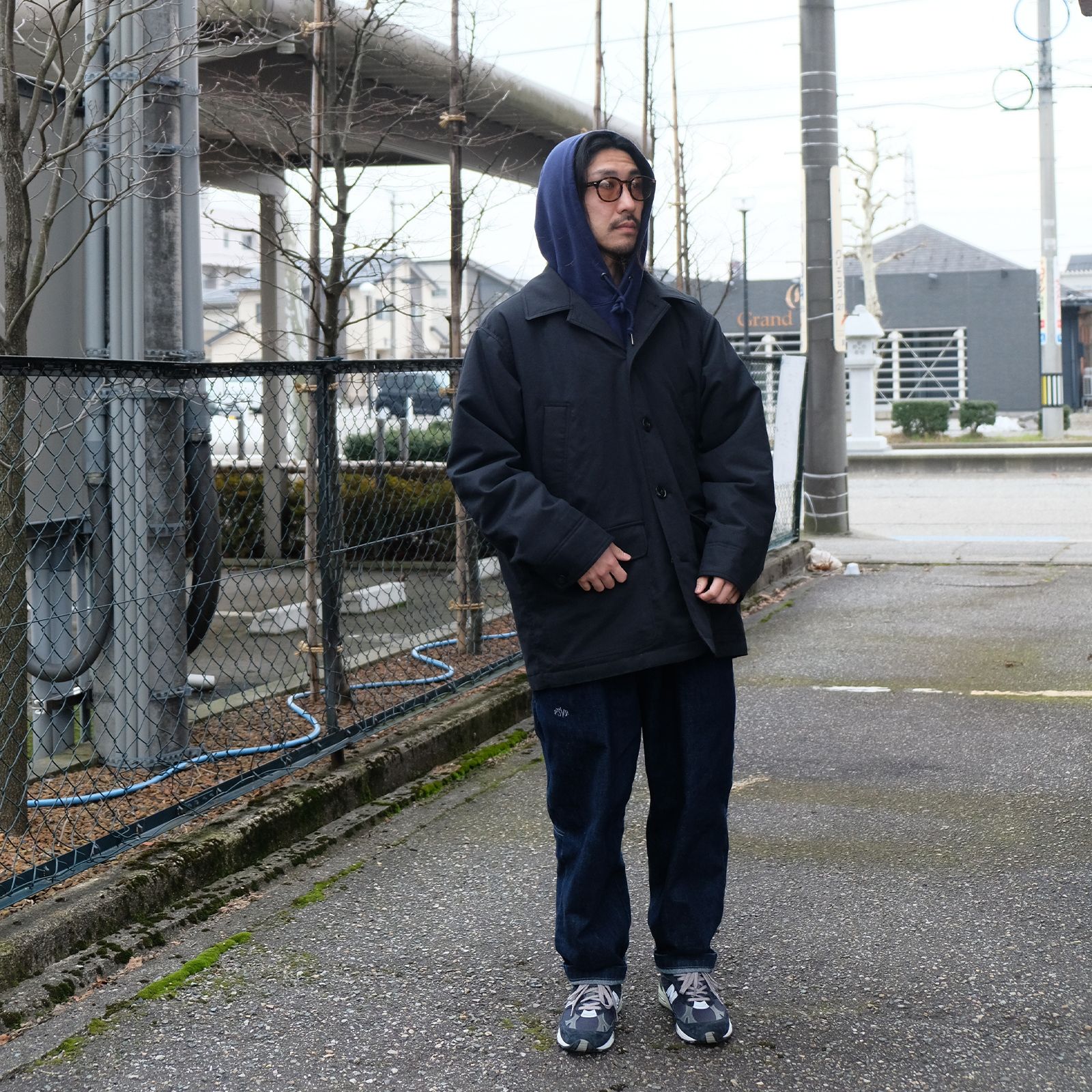 防寒性も意識したストリートカジュアルコーデ